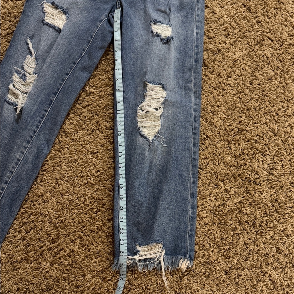 SO High Rise Distressed Blue Jeans - Picture 6 of 6